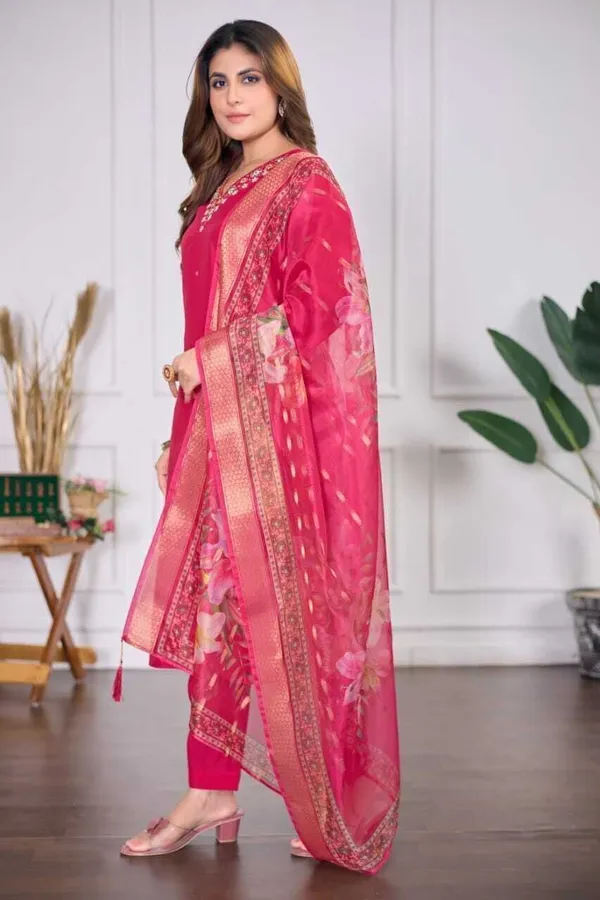 Pink_Cotton_Kurta_Pant_Set_For_Women