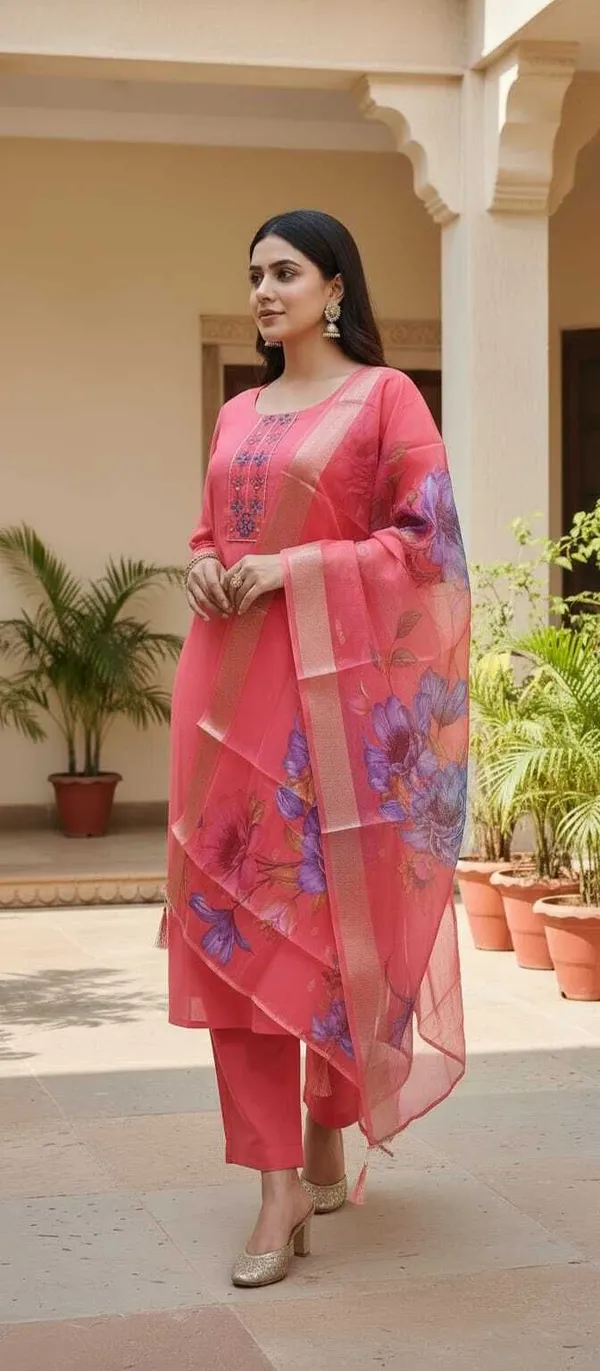 Pink_Cotton_Kurta_Set_with_Dupatta_For_Women