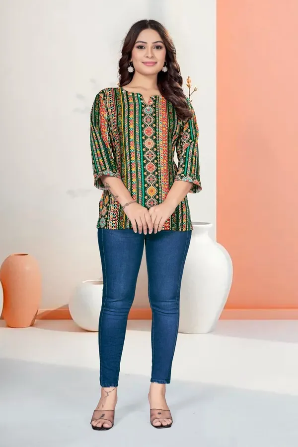 Green_Cotton_Kurta_Pant_Set_For_Women