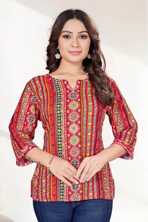Red_Cotton_Kurta_Pant_Set_For_Women