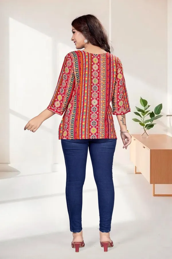 Red_Cotton_Kurta_Pant_Set_For_Women