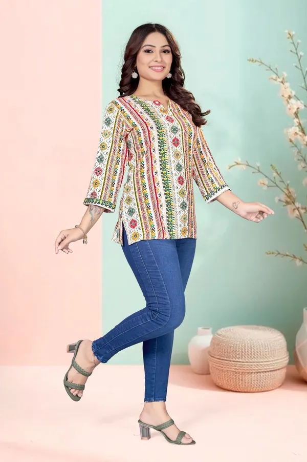 Multicolor_Cotton_Kurta_Set_with_Dupatta_For_Women