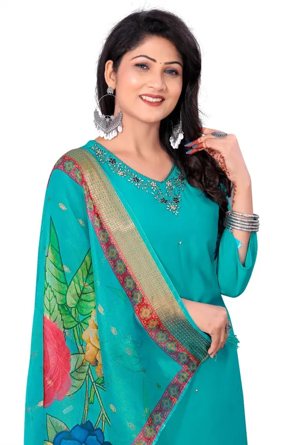 Blue_Cotton_Kurta_Set_with_Dupatta_For_Women