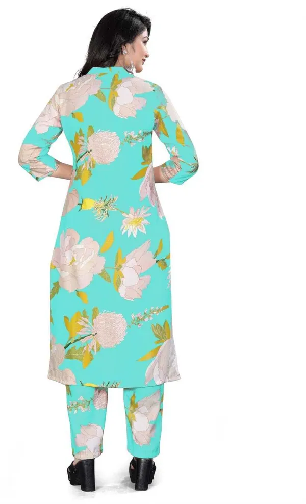 Blue_Cotton_Kurta_Pant_Set_For_Women