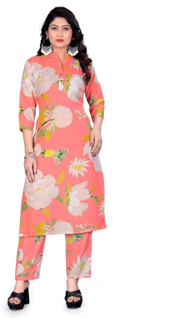 Multicolor_Cotton_Kurta_Pant_Set_For_Women