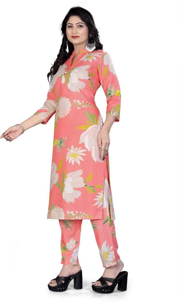 Multicolor_Cotton_Kurta_Pant_Set_For_Women