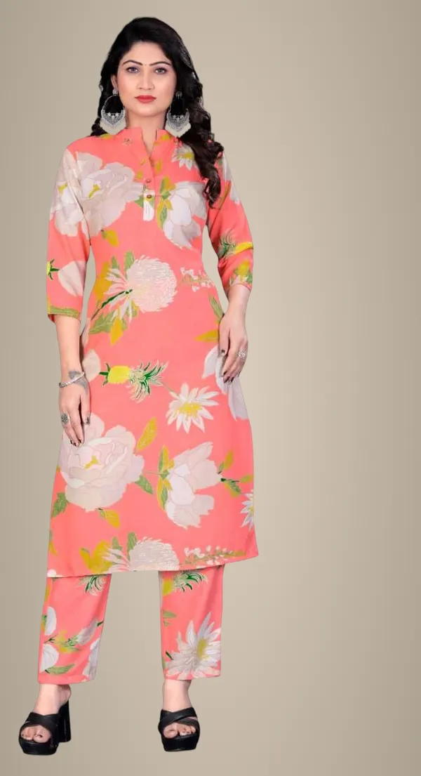 Multicolor_Cotton_Kurta_Pant_Set_For_Women