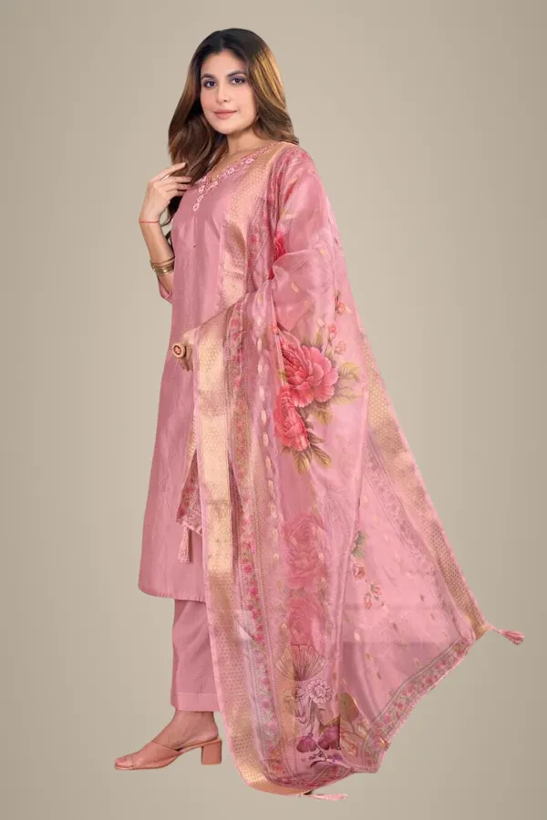 Pink_Cotton_Kurta,_Pyjama_&_Dupatta_Set_For_Women