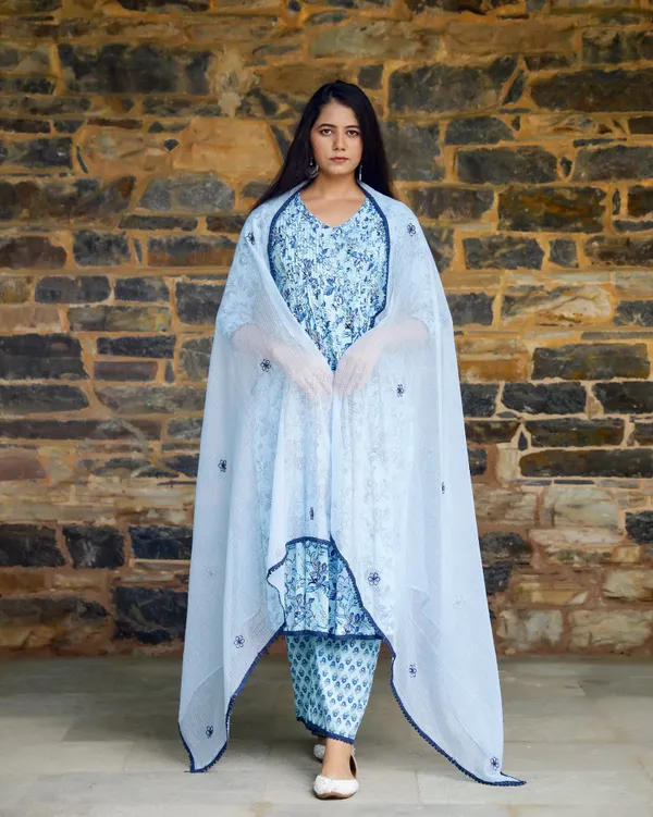Blue_Block_Printed_Cotton_Suit_Set