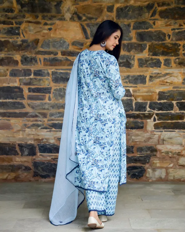 Blue_Block_Printed_Cotton_Suit_Set