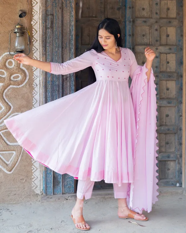 Pink_Baby_Mulmul_Cotton_Anarkali_Suit