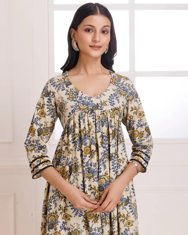 Beige_Bagru_Hand_Block_Printed_Cotton_Gathekurta_Pant