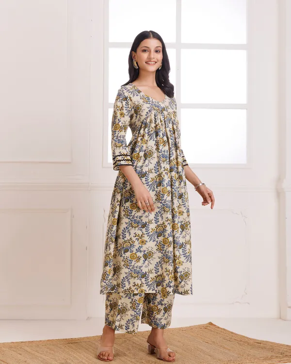 Beige_Bagru_Hand_Block_Printed_Cotton_Gathekurta_Pant