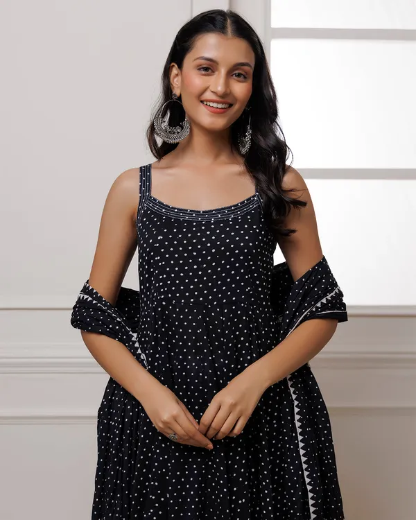 Black_Polka_Dot_Block_Printed_Cotton_Anarkali_Suit