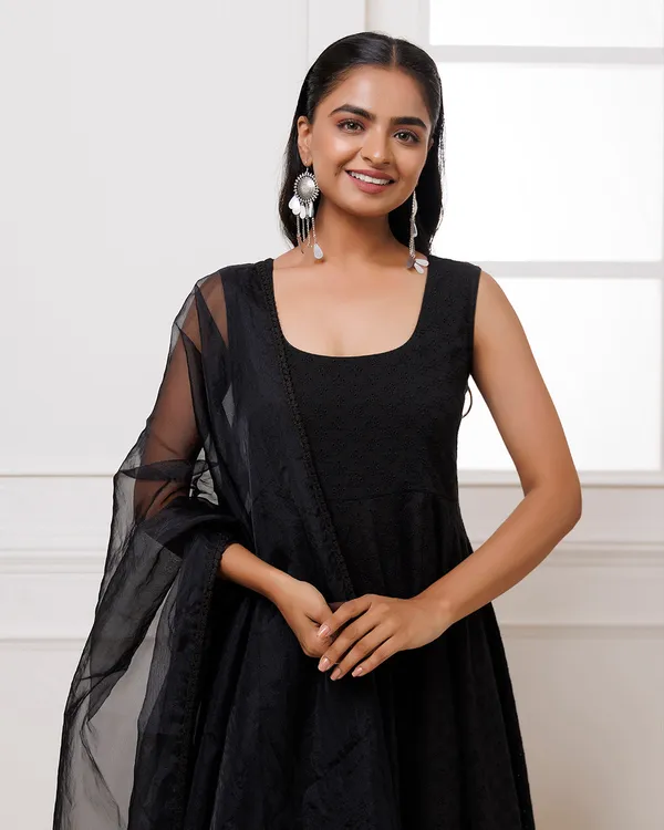 Black_Schiffli_Cotton_Anarkali_Suit