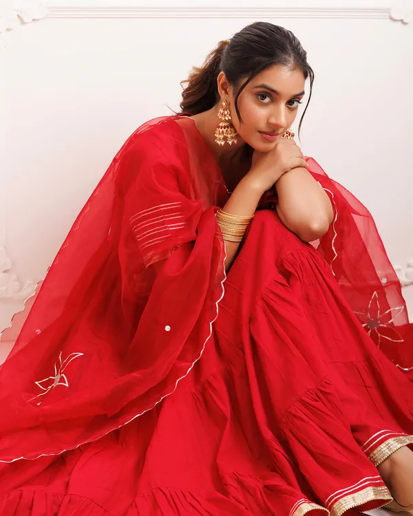 Red_Gotapatti_Mulmul_Anarkali_Suit