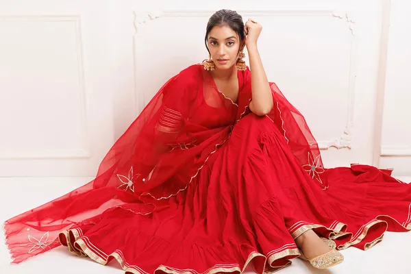 Red_Gotapatti_Mulmul_Anarkali_Suit