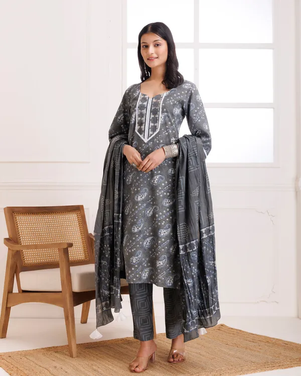 Grey_Dabu_Hand_Block_Printed_Cotton_Suit_Set