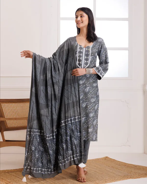 Grey_Dabu_Hand_Block_Printed_Cotton_Suit_Set