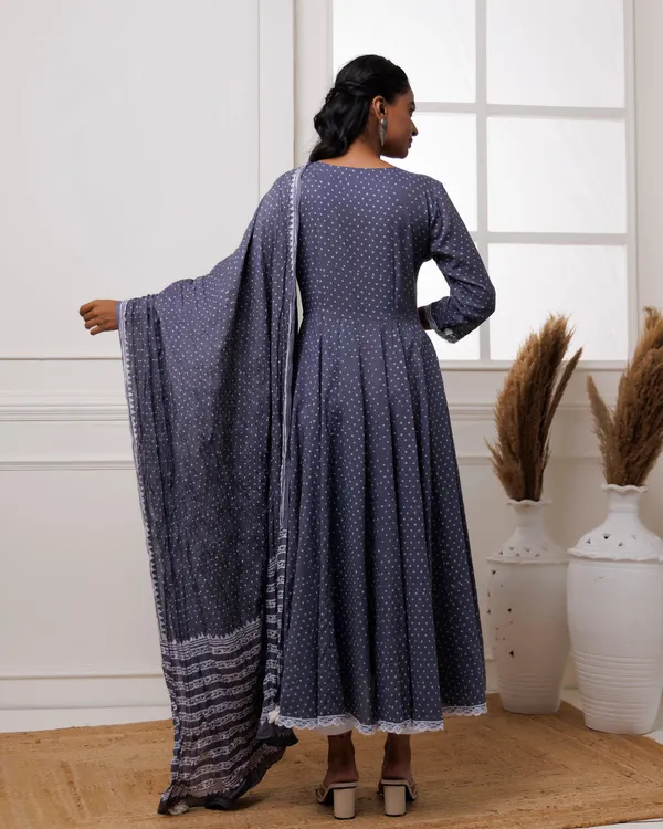 Navy_Blue_Polka_Dot_Printed_Cotton_Anarkali_Suit