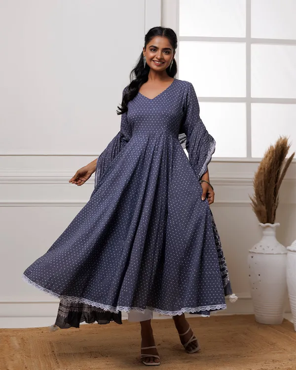 Navy_Blue_Polka_Dot_Printed_Cotton_Anarkali_Suit