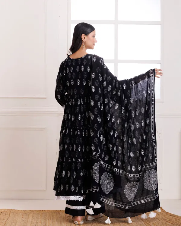 Black_Handblock_Printed_Anarkali_Suit