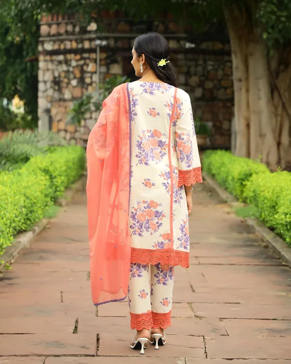 White_Ivory_Block_Printed_Cotton_Suit_Set