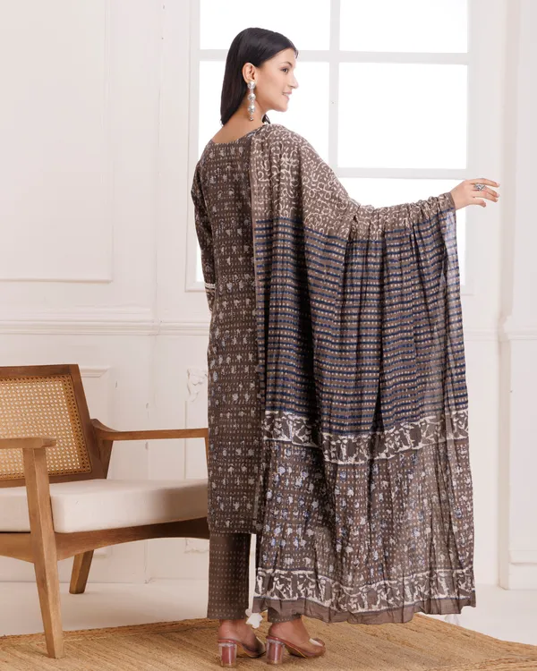 Brown_Kashish_Butti_Dabu_Hand_Block_Cotton_Suit_Set