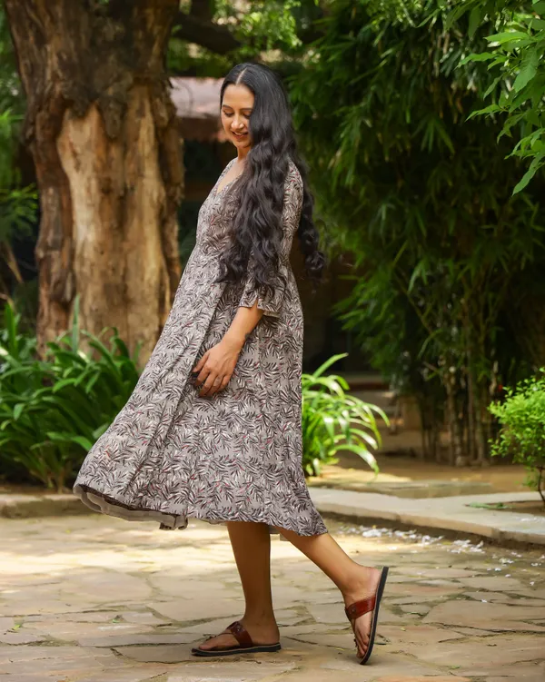 Grey_Kashish_Dabu_Printed_Cotton_Angrakha_Dress