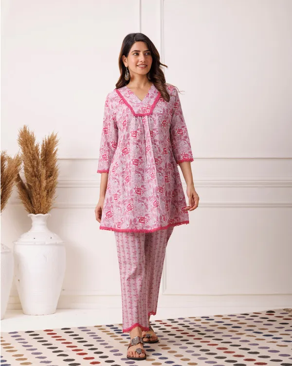 Pink_Block_Printed_Cotton_Co_Ord_Set