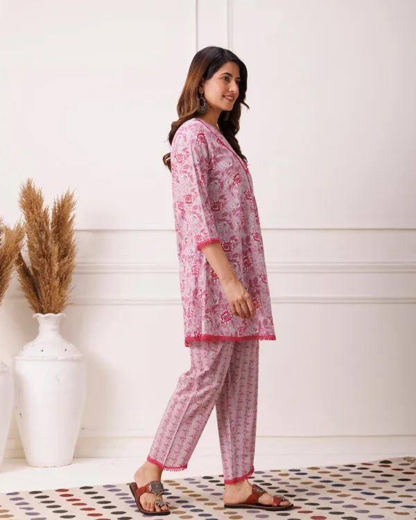 Pink_Block_Printed_Cotton_Co_Ord_Set