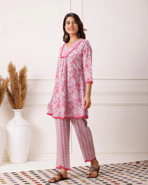 Pink_Block_Printed_Cotton_Co_Ord_Set