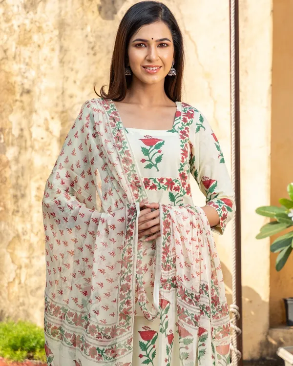 White_Lime_Hand_Block_Print_Suit_Set
