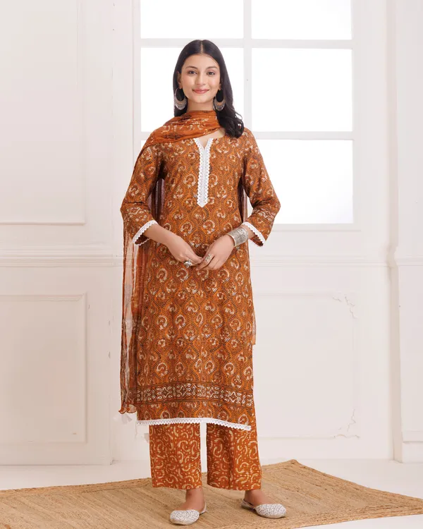 Mustard_Dabu_Hand_Block_Printed_Cotton_Suit_Set