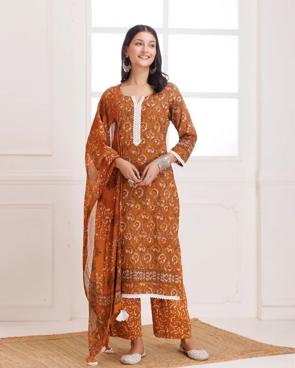 Mustard_Dabu_Hand_Block_Printed_Cotton_Suit_Set