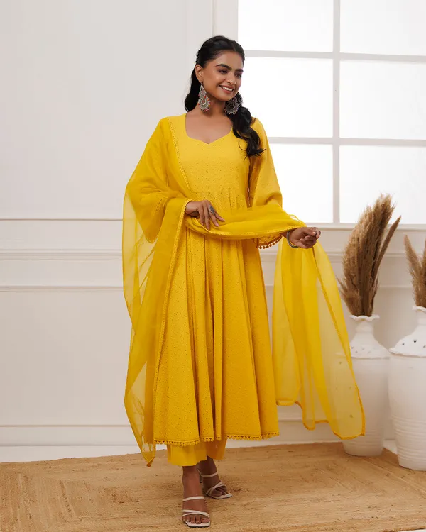 Yellow_Schiffli_Cotton_Anarkali_Suit