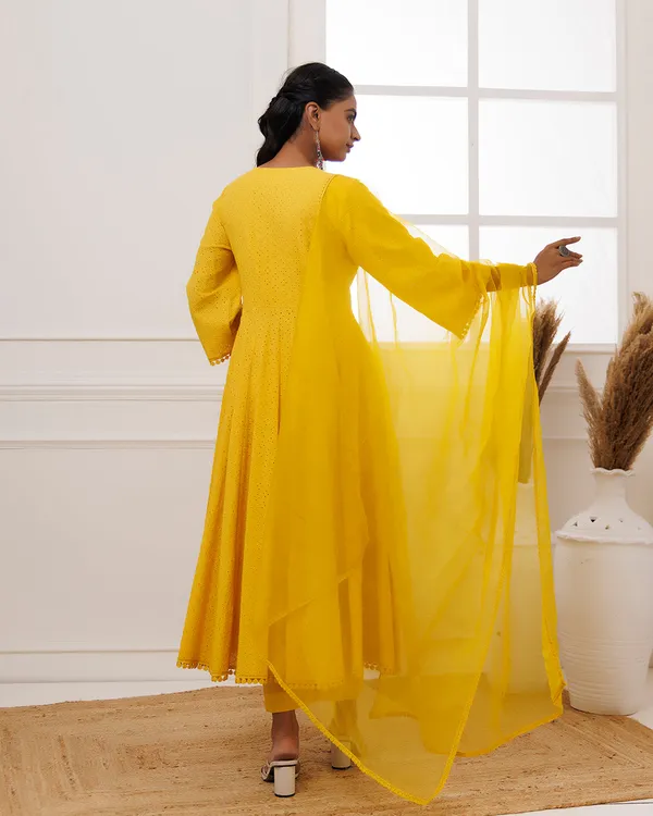 Yellow_Schiffli_Cotton_Anarkali_Suit