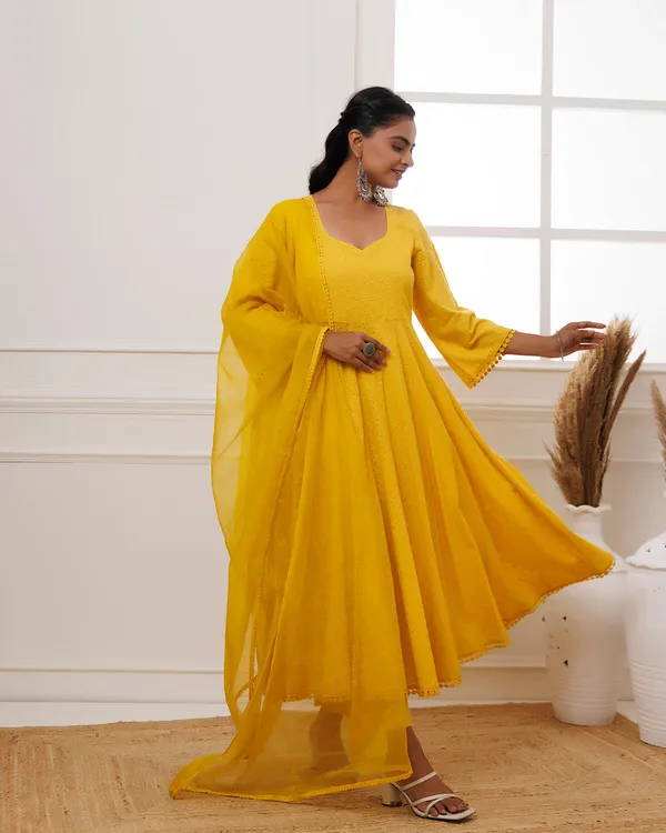 Yellow_Schiffli_Cotton_Anarkali_Suit