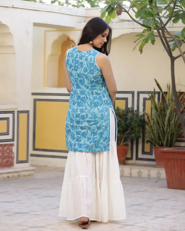 Blue_Pearly_Dabu_Print_Kurta