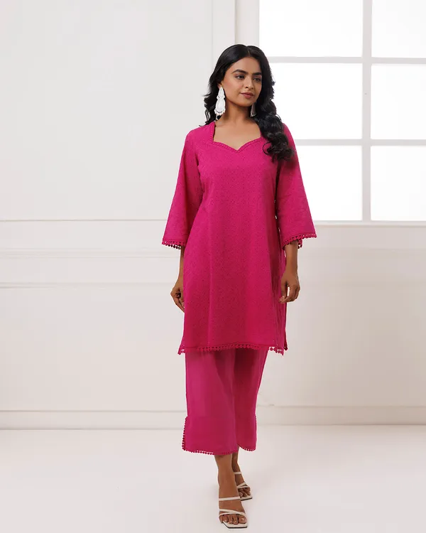 Pink_Cotton_Schiffli_Kurta_Set