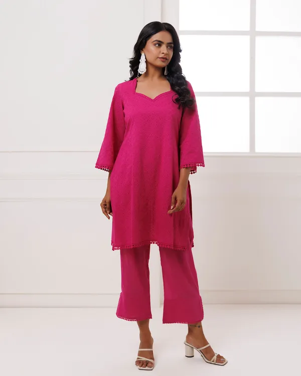 Pink_Cotton_Schiffli_Kurta_Set