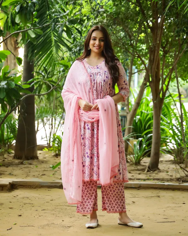 Pink_Violet_Block_Printed_Cotton_Suit_Set