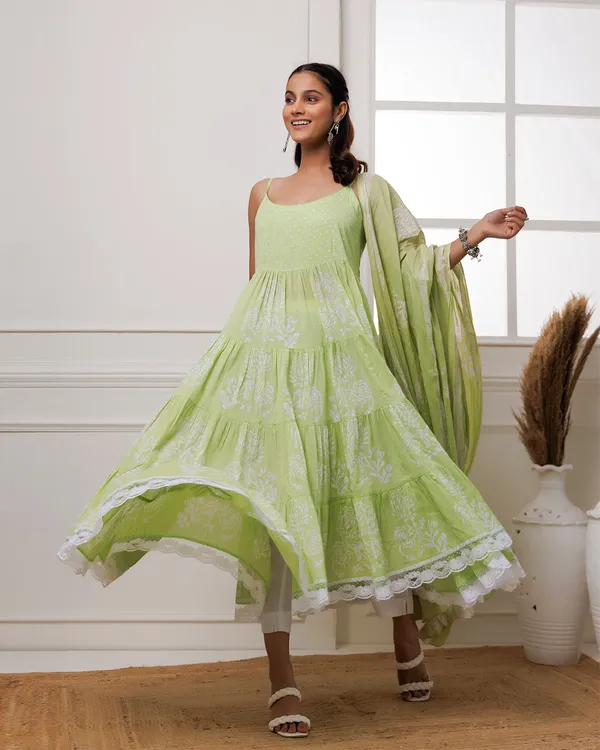 Pista_Green_Handblock_Printed_Cotton_Anarkali_Suit