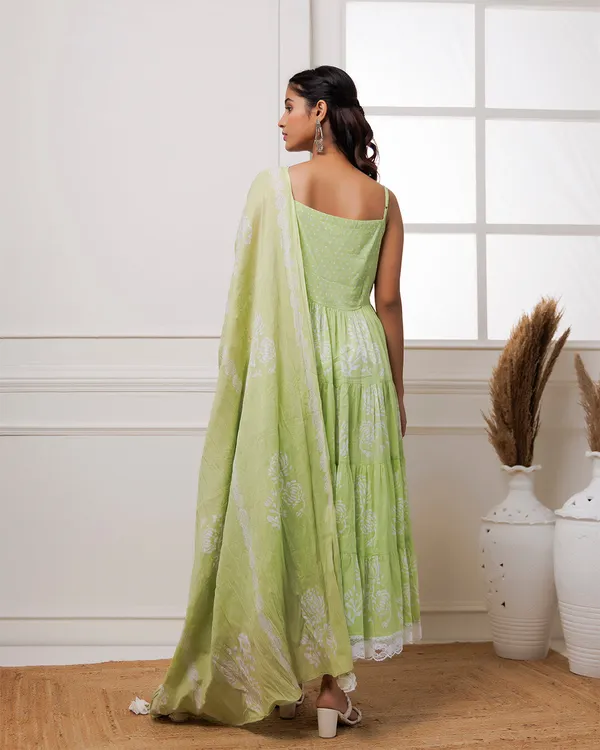 Pista_Green_Handblock_Printed_Cotton_Anarkali_Suit