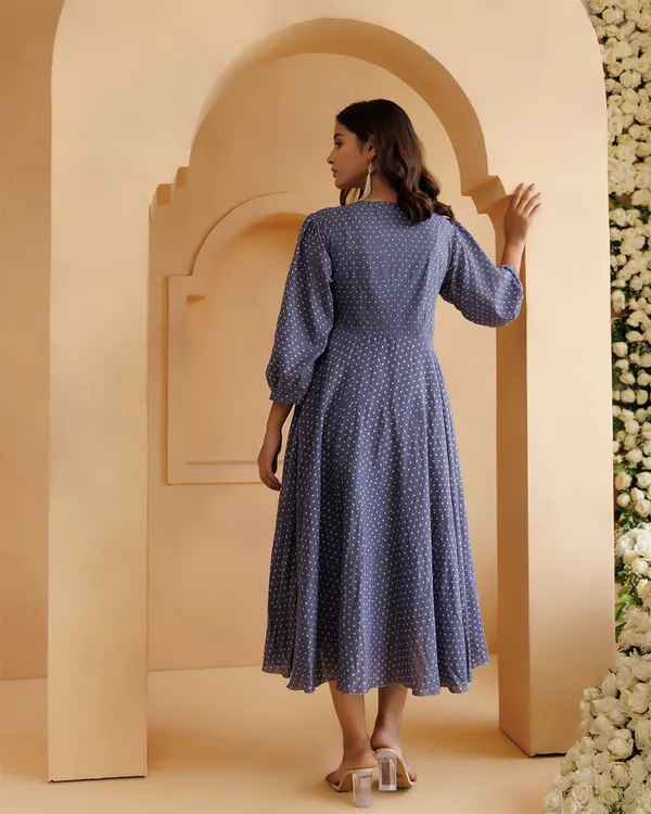 Navy_Blue_Qala_Polka_Hand_Block_Printed_Angrakha_Dress