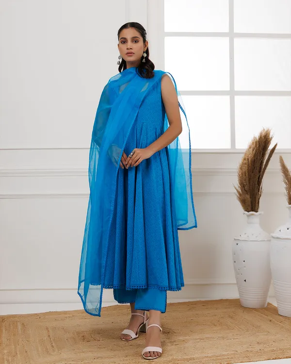 Blue_Turquoise_Schiffli_Sleeveless_Anarkali_Suit