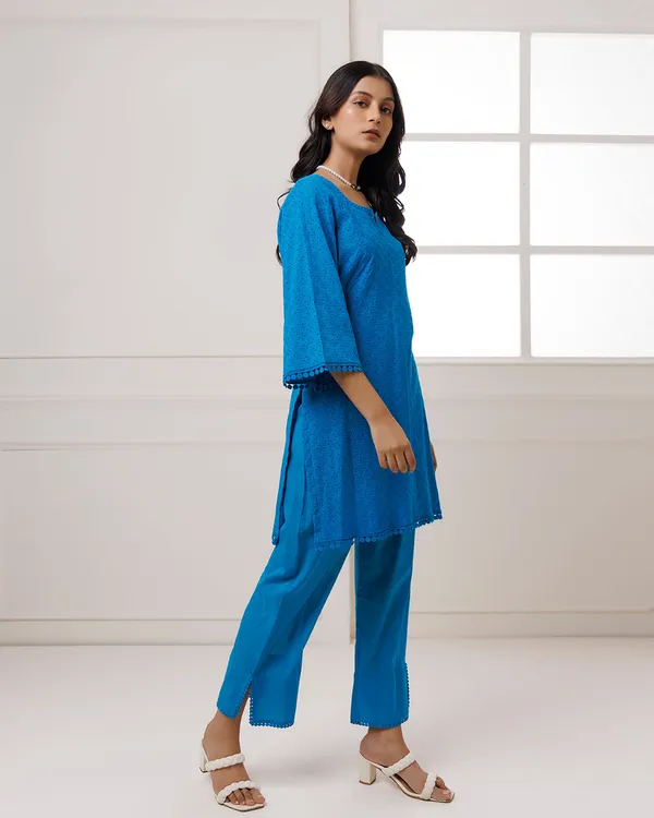 Blue_Turquoise_Schiffli_Kurta_Set