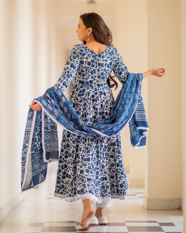 Navy_Blue_Dabu_Print_Anarkali_Suit