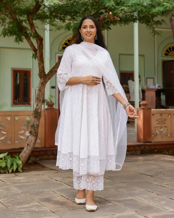 White_Lace_Dobby_Cotton_Anarkali_Suit