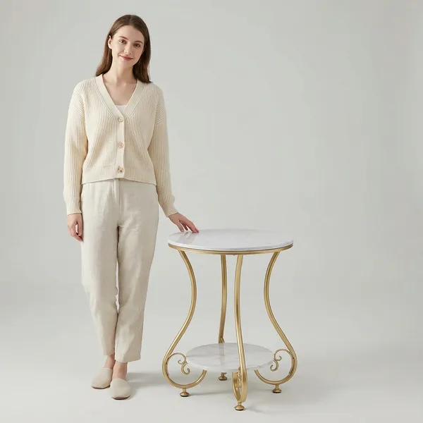 Modern_Round_Side_Table_With_Gold_Metal_Frame_And_Marble_Finish_Top